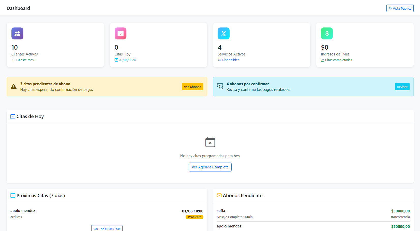 Dashboard Preview - FacilAdmin